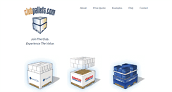 Desktop Screenshot of clubpallets.com